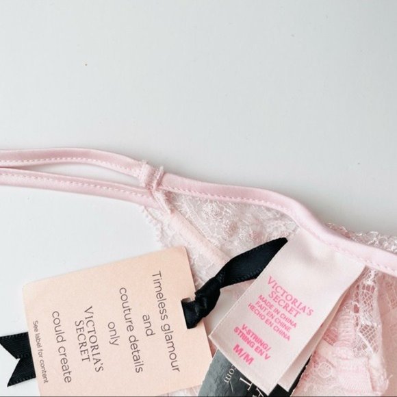 DESIGNER Victoria’s Secret 34C MEDIUM pink bra set - Picture 7 of 7